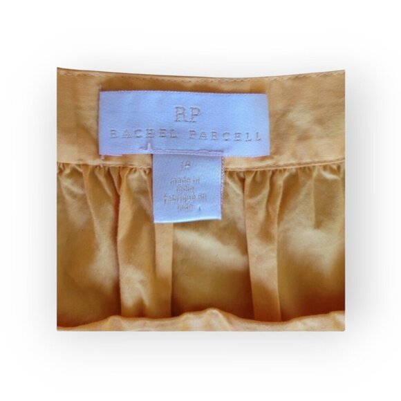 Rachel Parcell Marigold Ruffle Cotton Midi-Dress Size 14 NWOT Ray of Sunshine - Picture 9 of 15